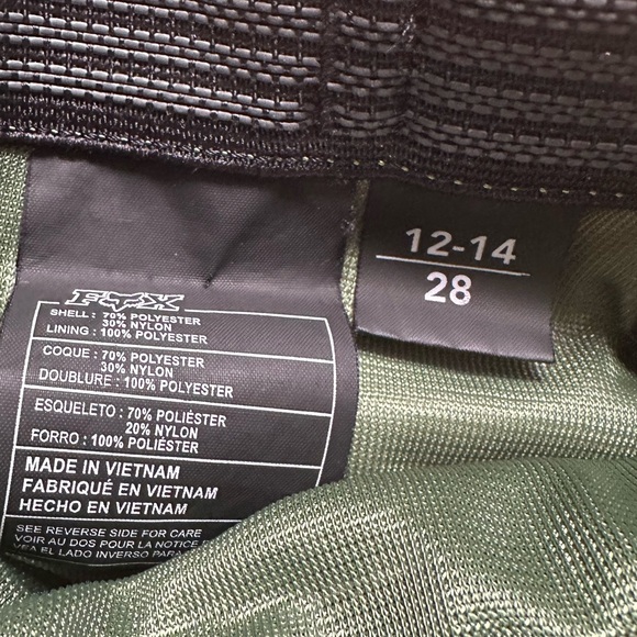 FOX 180 Racing Youth/Kids Dirtbike Riding Pants Green Pink Camo Size 12/14 - Picture 8 of 9